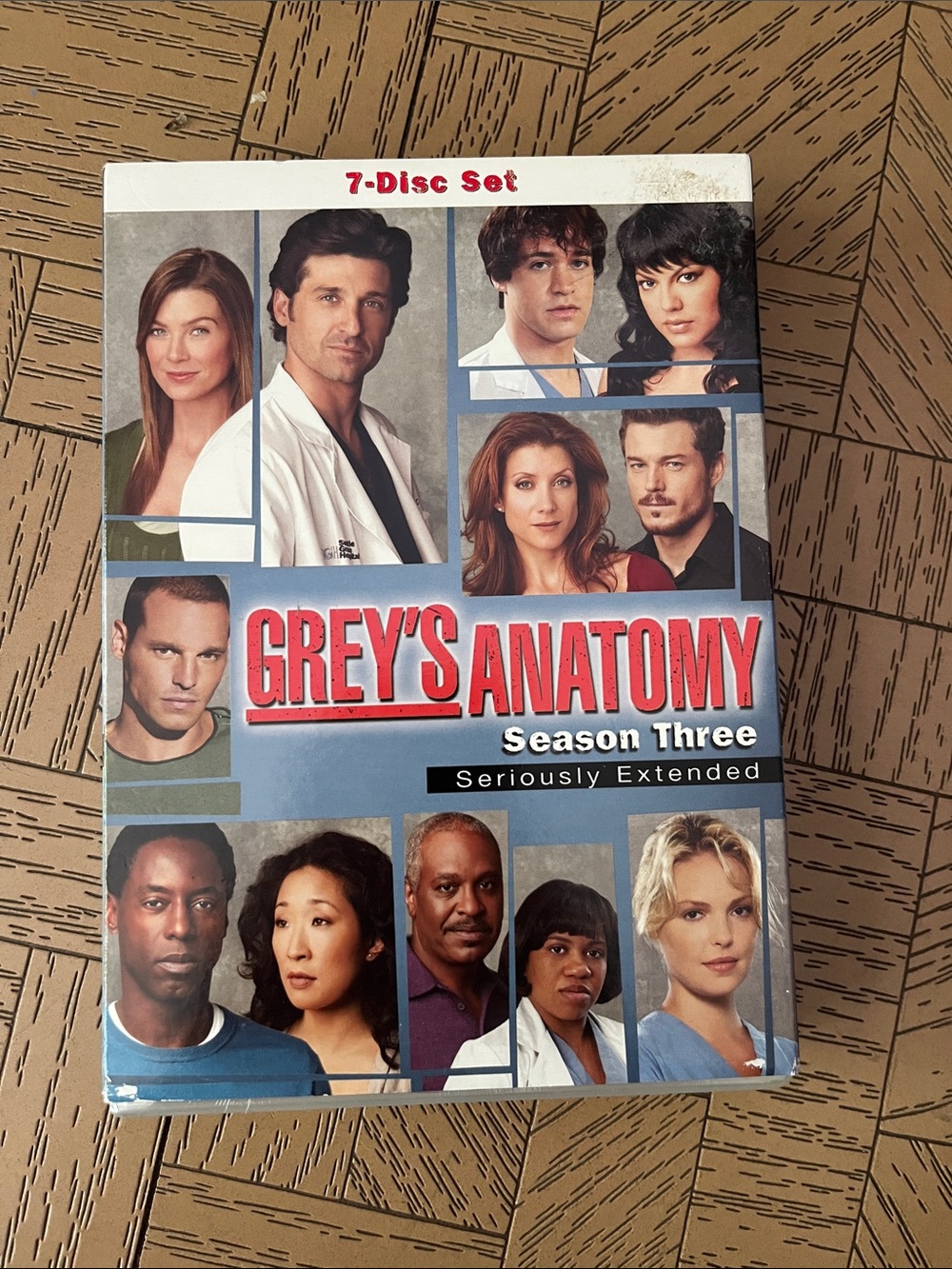 AB Studio Grey's Anatomy Season Three DVD Set - Blue, Red, White